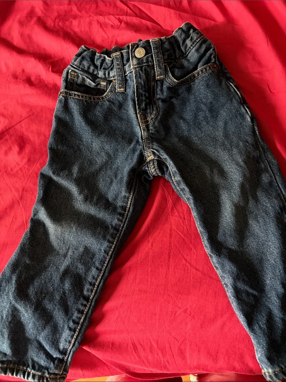 GAP Navy Blue Kids Denim Jeans with Elastic Waist